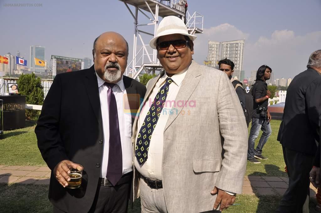 Satish Kaushik, Saurabh Shukla at Provogue AGP fashion show and race in RWITC, Mumbai on 16th Feb 2014