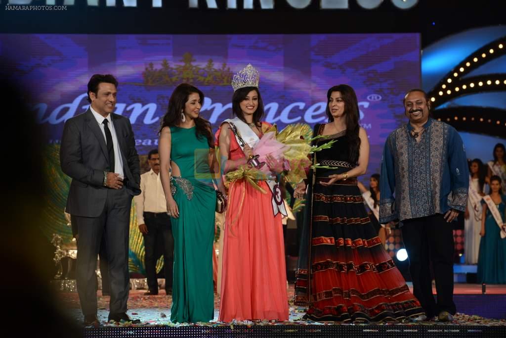 Govinda, Juhi Chawla, Krishika Lulla at Indian Princess finals in Juhu, Mumbai on 18th Feb 2014