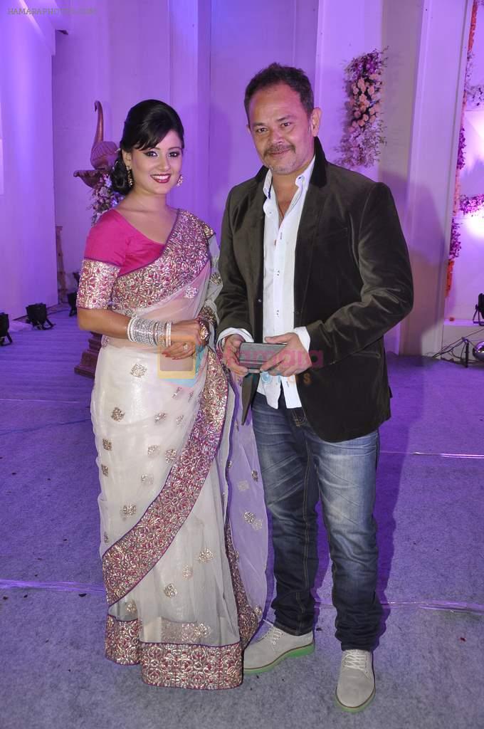 Raj Zutshi at Miraj Group's Madan Paliwal's daughter Devdhooti and Vikas Purohit's reception in Udaipur on 18th Feb 2014