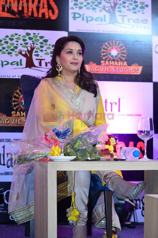 Madhuri Dixit during the press conference of the bollywod movie Gulaab Gang at Pipal Tree Hotel on 21st Feb 2014