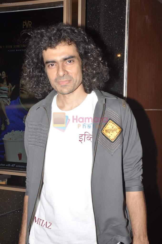 Imtiaz Ali at Highway promotions in PVR, Mumbai on 22nd Feb 2014