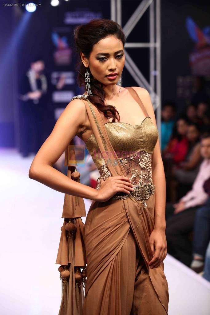 Model walks for Jaya Misra at Bengal Fashion Week day 1 on 21st Feb 2014