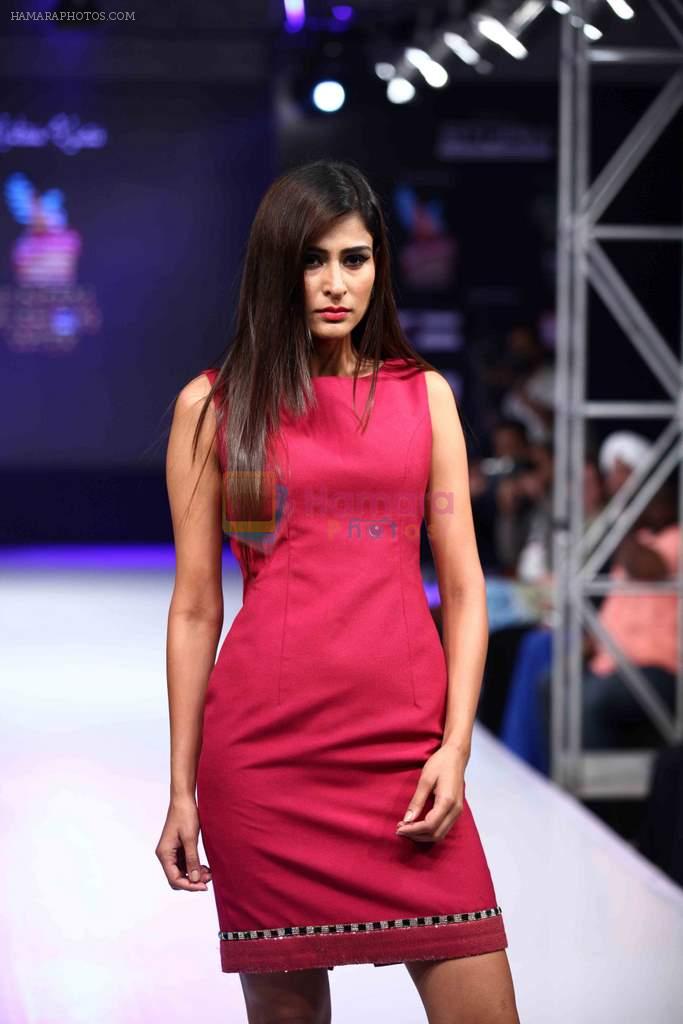 Model walk the ramp for Aslam Khan at Bengal Fashion Week on 23rd Feb 2014