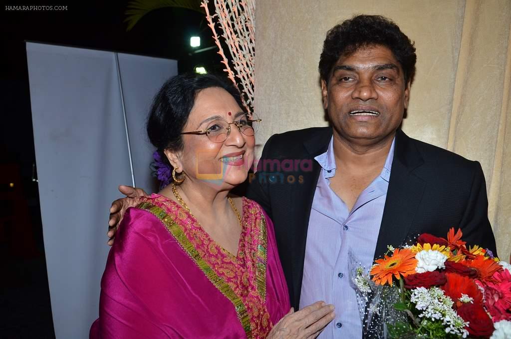 Johnny Lever, Tabassum at Rajiv and Megha's wedding reception in Sahara Star, Mumbai on 25th Feb 2014