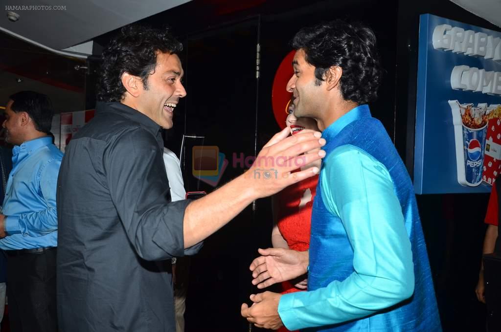 Bobby Deol, Purab Kohli, Saidah Jules at the First look & theatrical trailer launch of Jal in Cinemax on 25th Feb 2014
