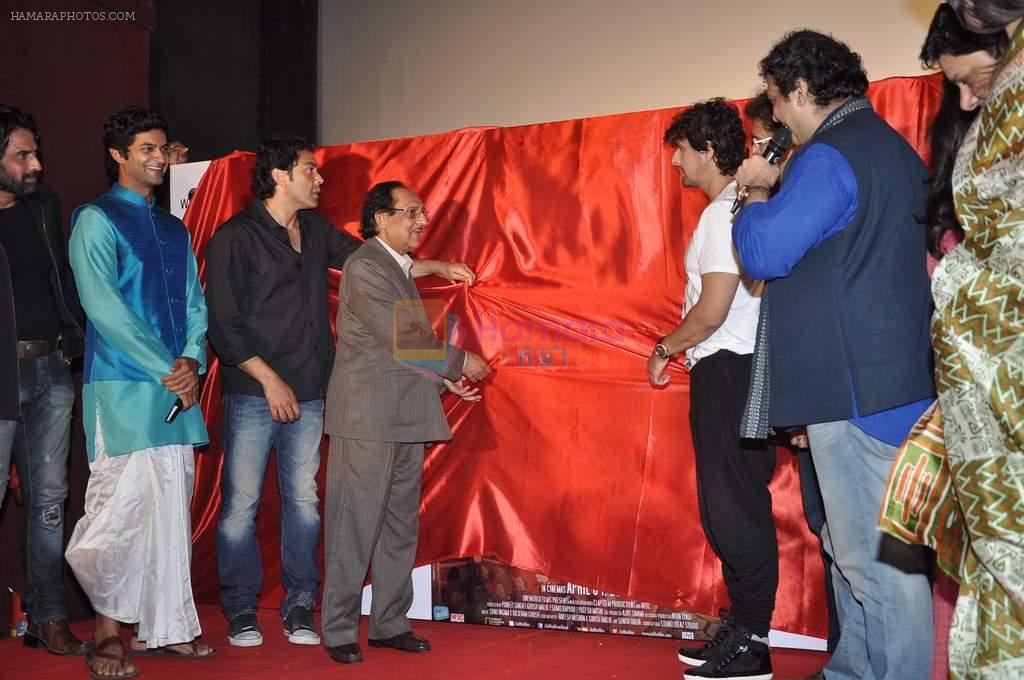 Mukul Dev, Purab Kohli, Bobby Deol, Ghulam Ali, Sonu Nigam at the First look & theatrical trailer launch of Jal in Cinemax on 25th Feb 2014