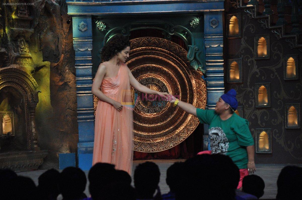Kangana Ranaut promotes Queen on Comdey circus in Mumbai on 26th Feb 2014