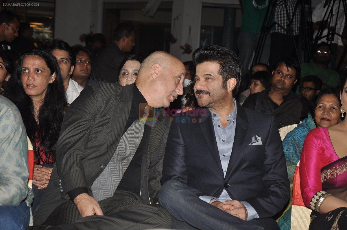 Anil Kapoor, Anupam Kher at Gangs of Ghost Music Launch in Mumbai on 26th Feb 2014