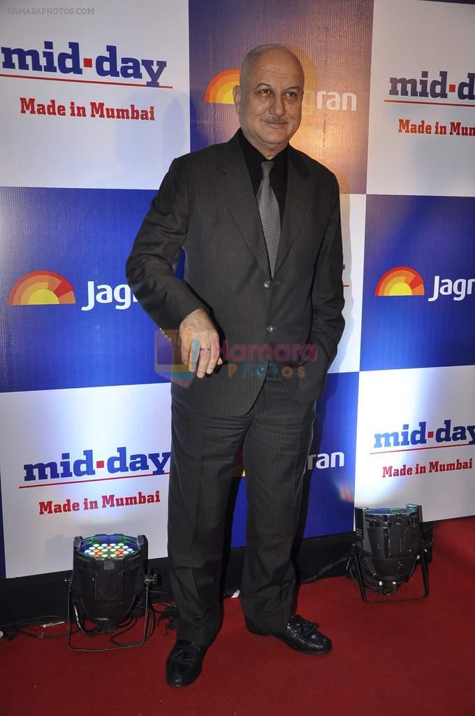 Anupam Kher at Mid-day bash in J W Marriott, Mumbai on 26th Feb 2014