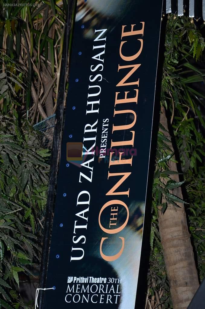at Zakir Hussain's concert in Prithvi, Mumbai on 28th Feb 2014