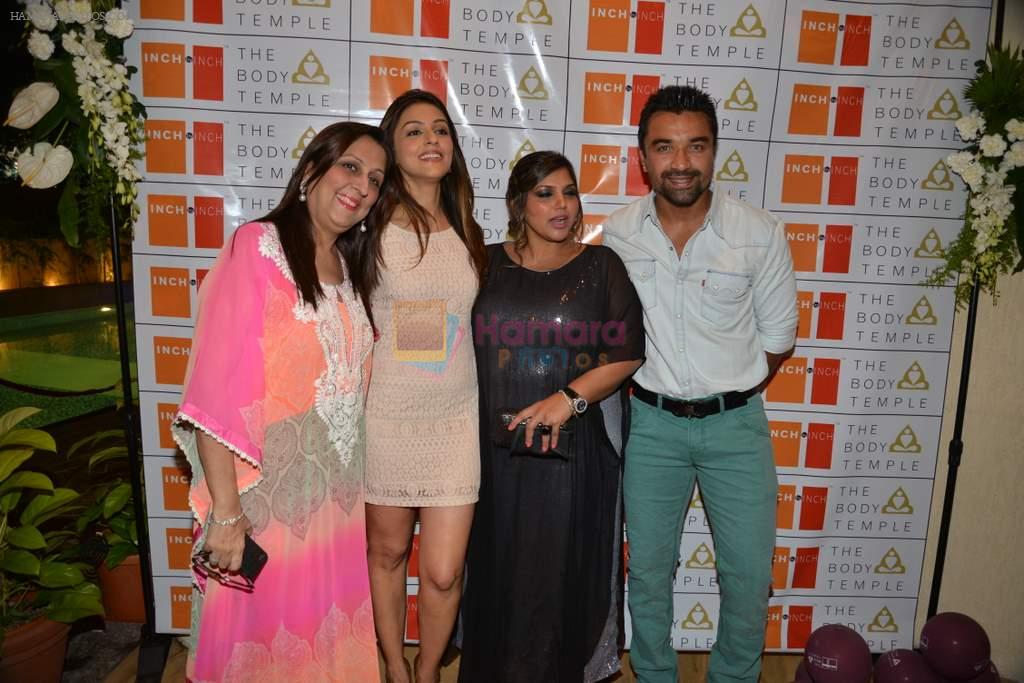Aarti Chhabria, Ajaz Khan at Inch by Inch launch in Versova, Mumbai on 28th Feb 2014
