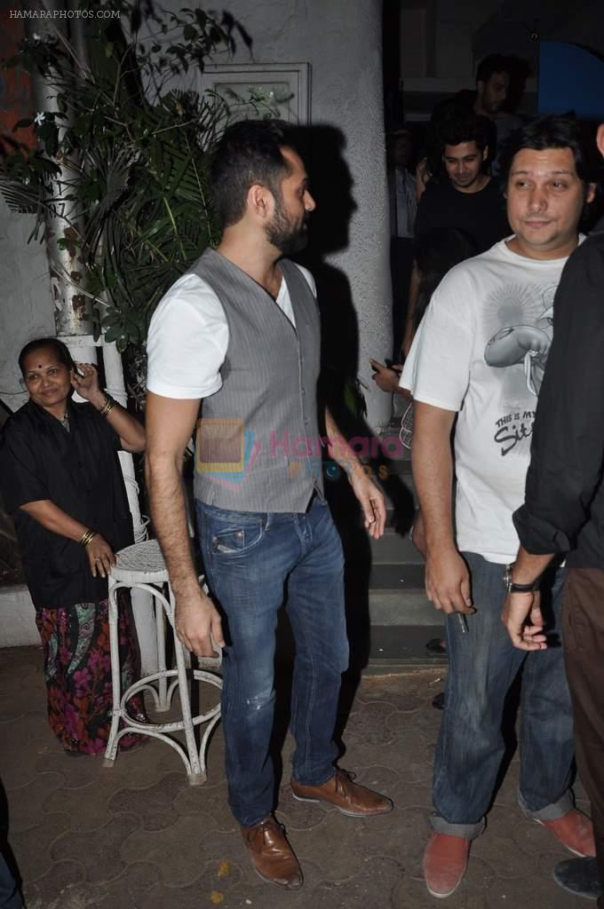 Abhay Deol snapped in Olive, Mumbai on 28th Feb 2014