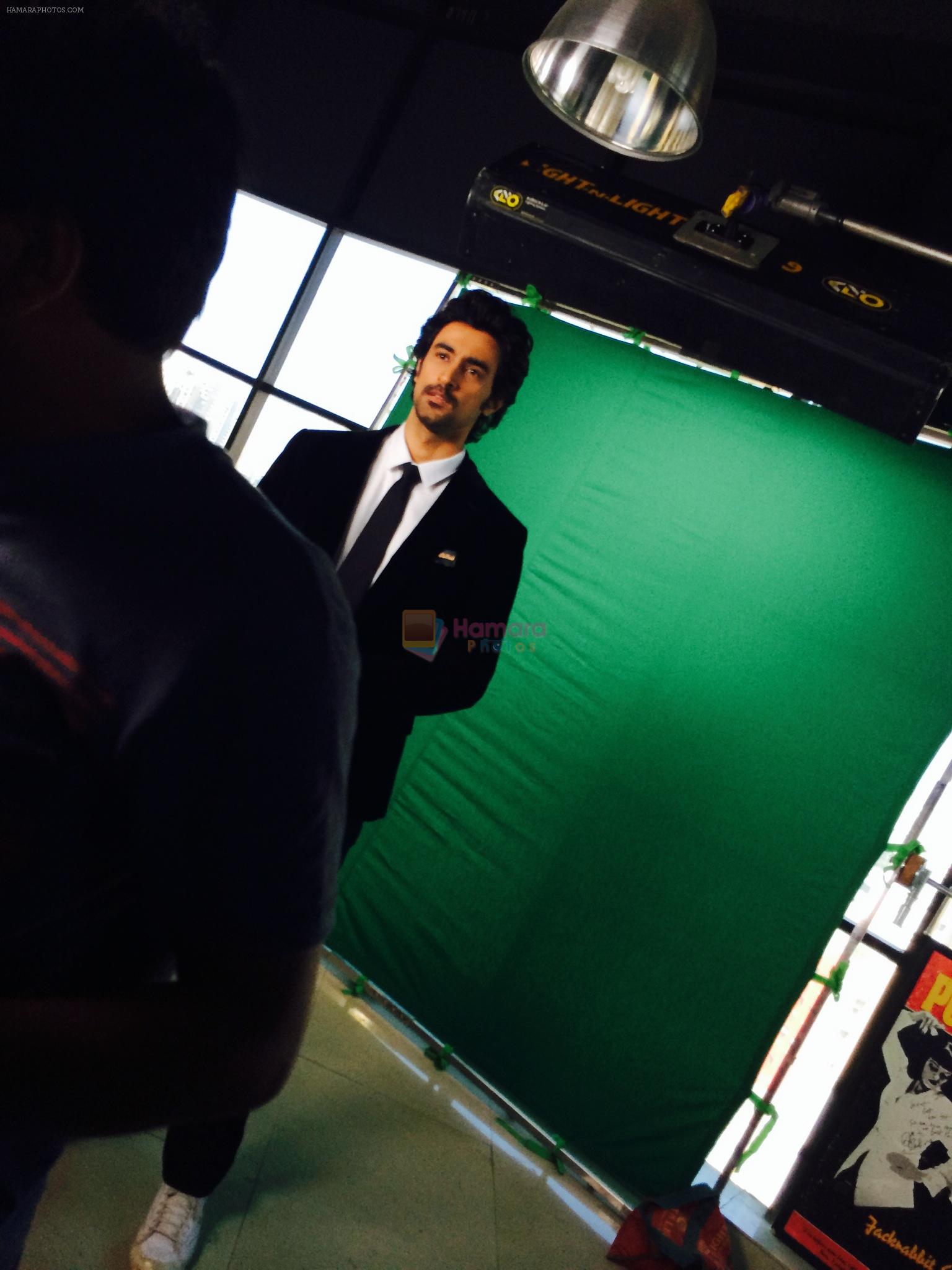 Kunal Kapoor shooting for a promo video for the Ghanta Awards
