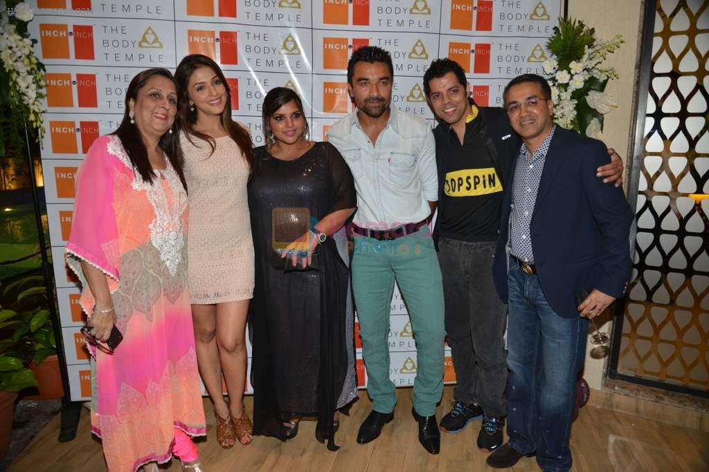 Aarti Chhabria, Ajaz Khan at Inch by Inch launch in Versova, Mumbai on 28th Feb 2014