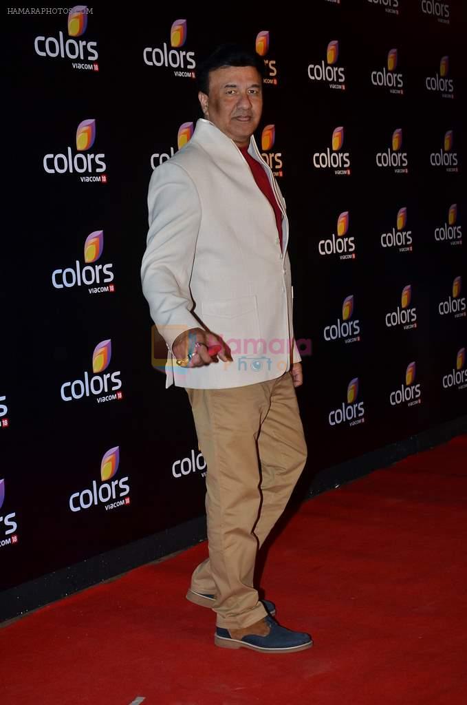 Anu Malik at Colors red carpet in Grand Hyatt, Mumbai on 1st March 2014