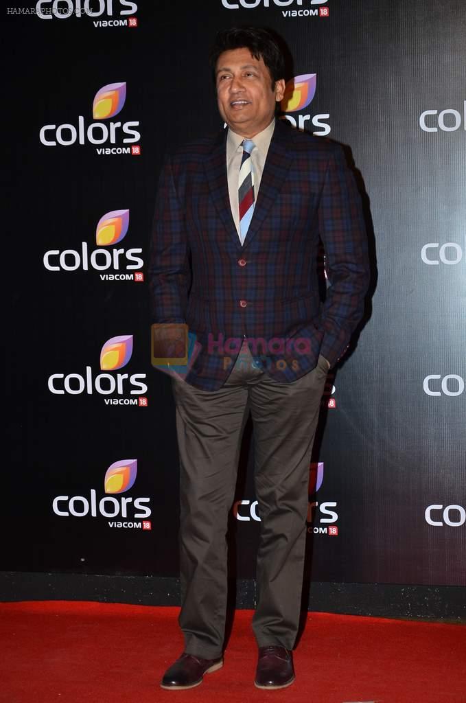 Shekhar Suman at Colors red carpet in Grand Hyatt, Mumbai on 1st March 2014