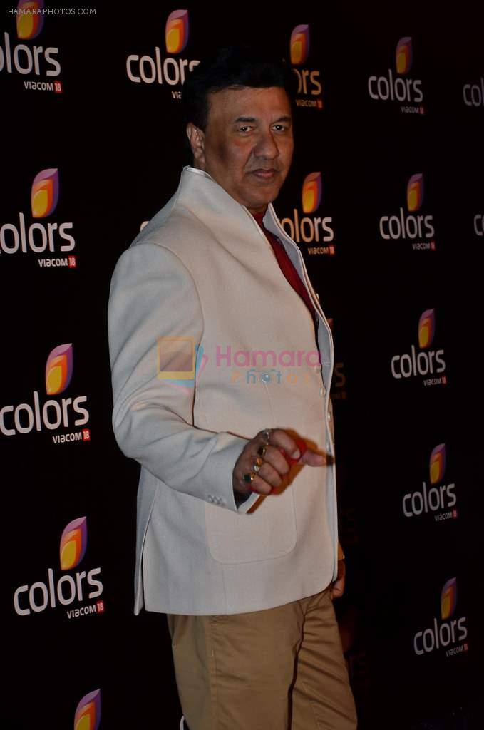 Anu Malik at Colors red carpet in Grand Hyatt, Mumbai on 1st March 2014