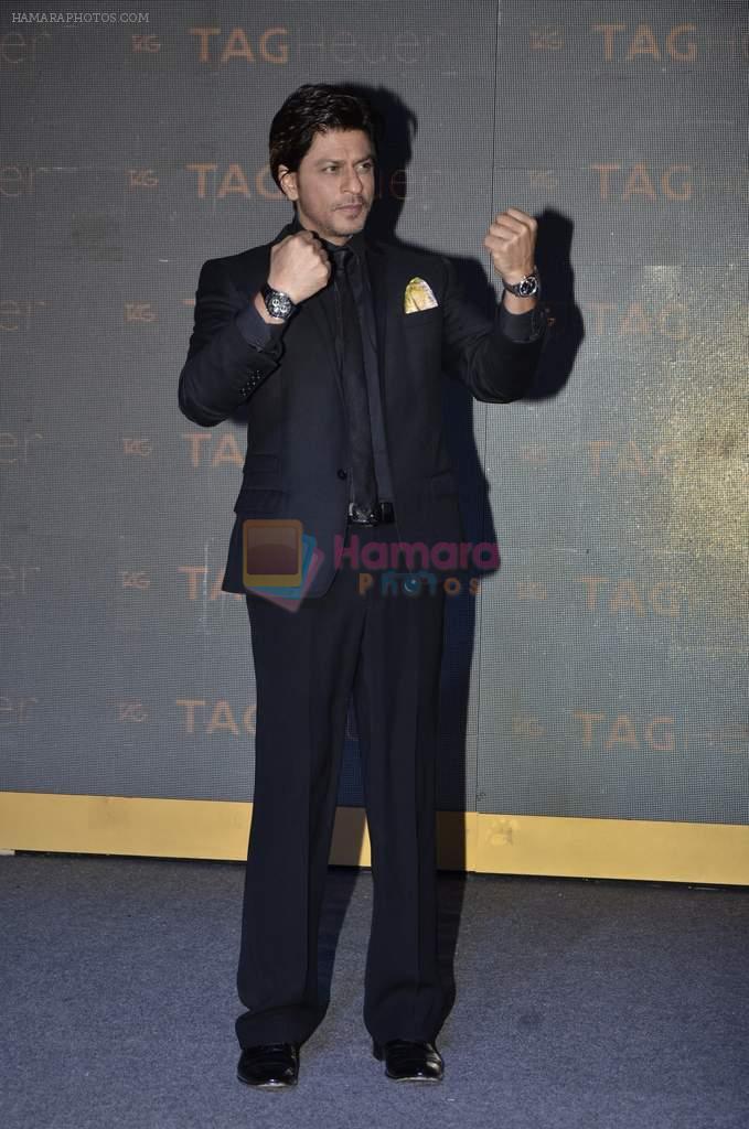 Shah Rukh Khan unveils Tag Heuer's Golden Carrera watch collection in Taj Land's End, Mumbai on 3rd March 2014