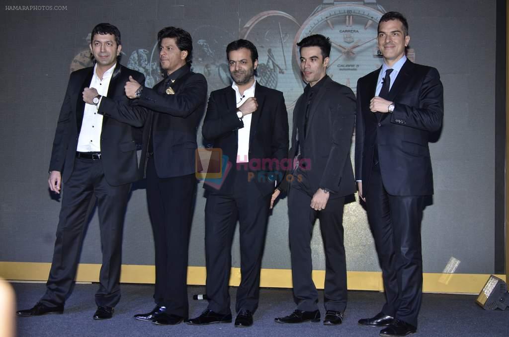 Kunal Kohli, Shahrukh Khan, Tarun Mansukhani, Punit Malhotra, Franck Dardenne unveils Tag Heuer's Golden Carrera watch collection in Taj Land's End, Mumbai on 3rd March 2014 (6