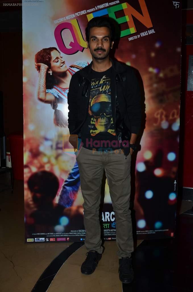 Raj Kumar Yadav at Queen film screening in PVR, Mumbai on 3rd March 2014