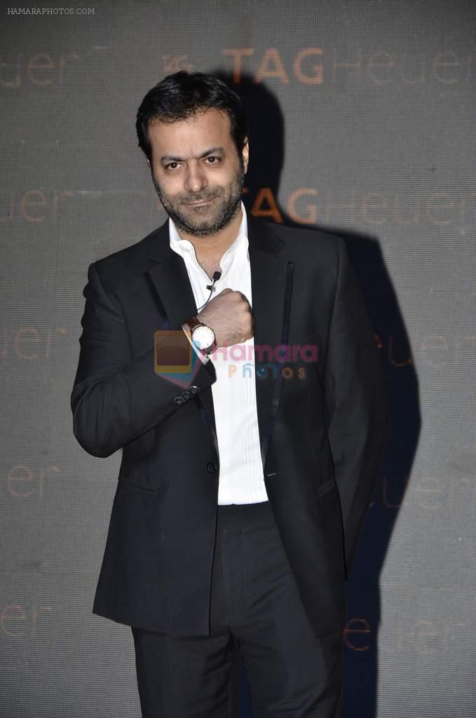 Tarun Mansukhani  unveils Tag Heuer's Golden Carrera watch collection in Taj Land's End, Mumbai on 3rd March 2014