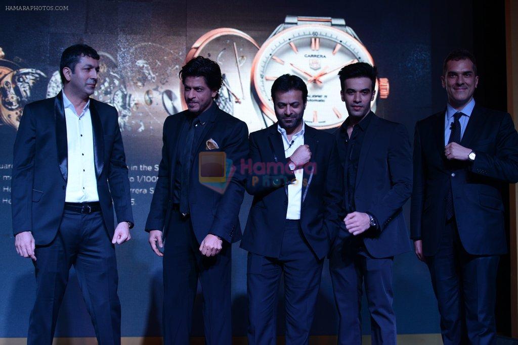 Kunal Kohli, Shahrukh Khan, Tarun Mansukhani, Punit Malhotra, Franck Dardenne unveils Tag Heuer's Golden Carrera watch collection in Taj Land's End, Mumbai on 3rd March 2014
