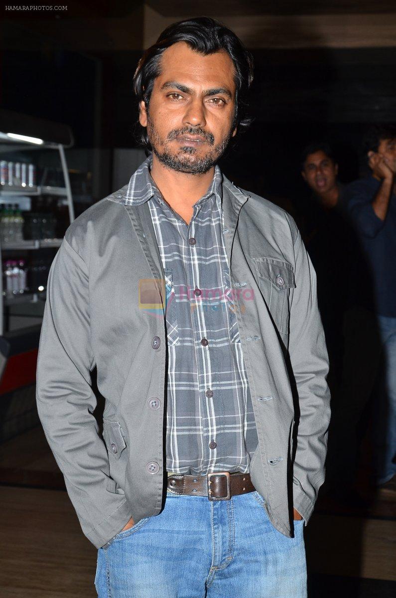 Nawazuddin Siddiqui, Usha Jadhav at Dhag Premiere in Mumbai on 6th March 2014