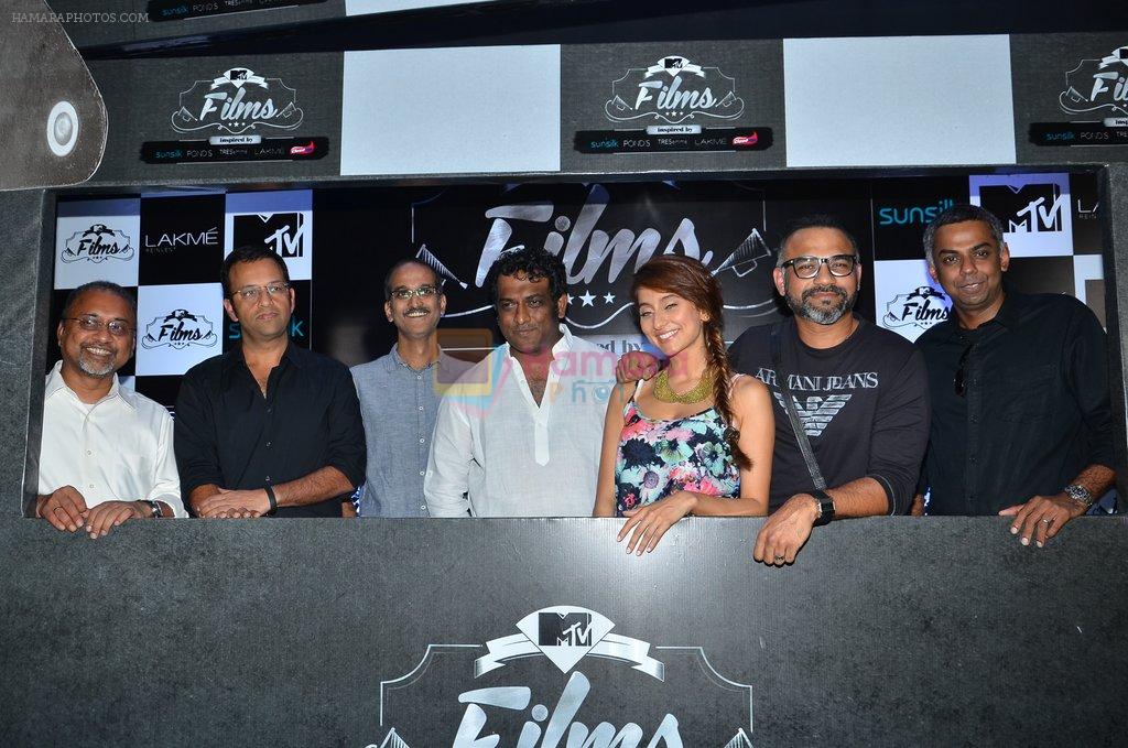 Abhinay Deo, Anurag Basu, Rohan Sippy, Anusha Dandekar at MTV's new show launch in Bandra, Mumbai on 7th March 2014