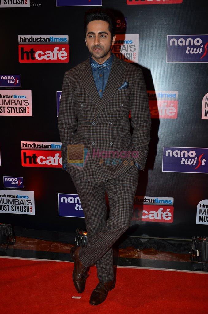 Ayushman Khurana at HT Most Stylish Awards in ITC Parel, Mumbai on 8th March 2014