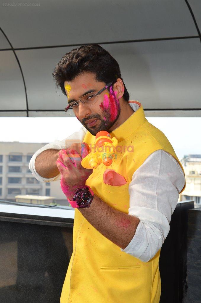 Jackky Bhagnani at Youngistaan Holi in Juhu, Mumbai on 8th March 2014