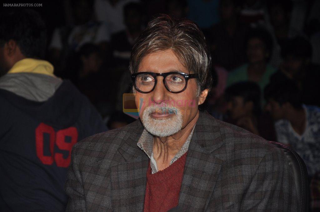 Amitabh Bachchan on India's Got Talent finale in Filmcity, Mumbai on 8th March 2014