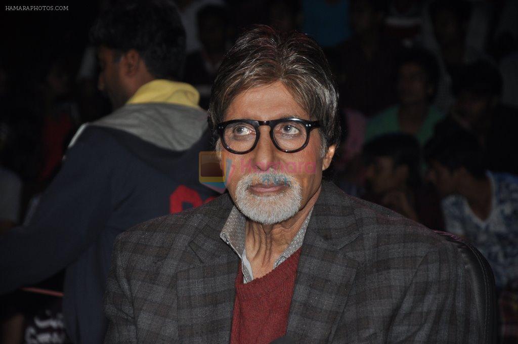 Amitabh Bachchan on India's Got Talent finale in Filmcity, Mumbai on 8th March 2014