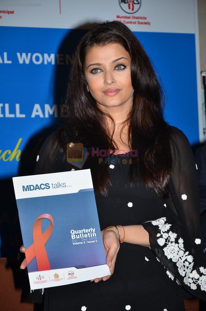 Aishwarya Rai Bachchan at UN Aids event in Bandra, Mumbai on 8th March 2014