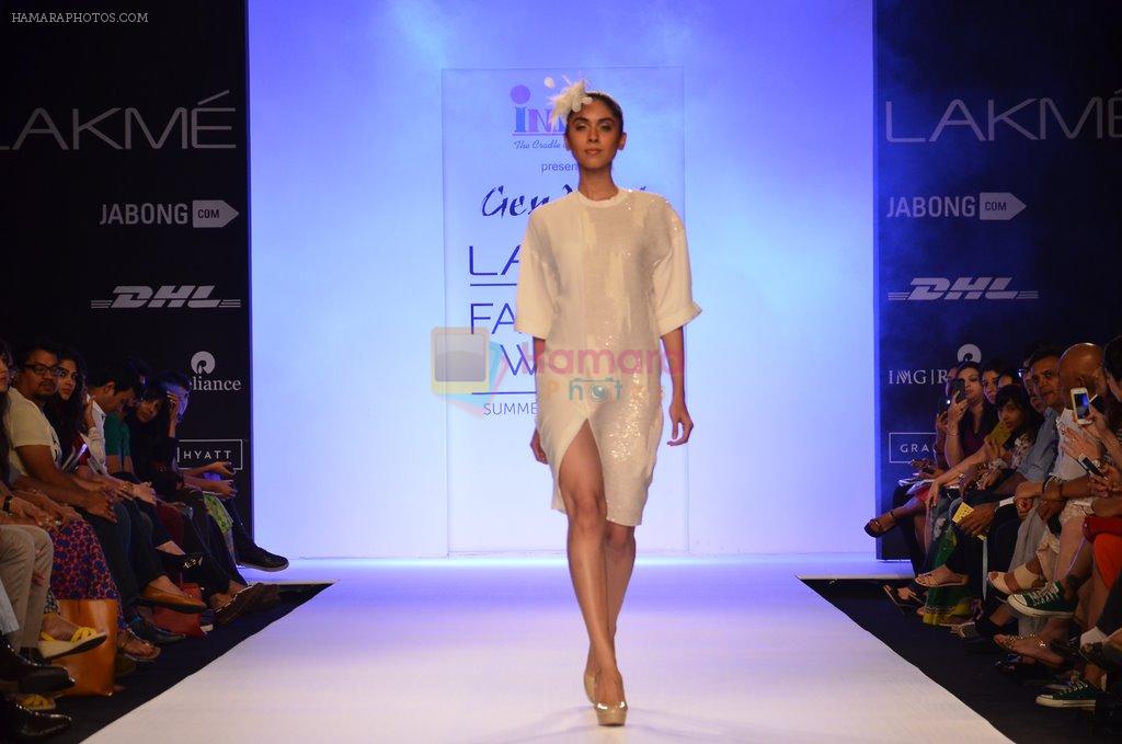Model walk for Gen Next Show at LFW 2014 Day 1 in Grand Hyatt, Mumbai on 12th March 2014