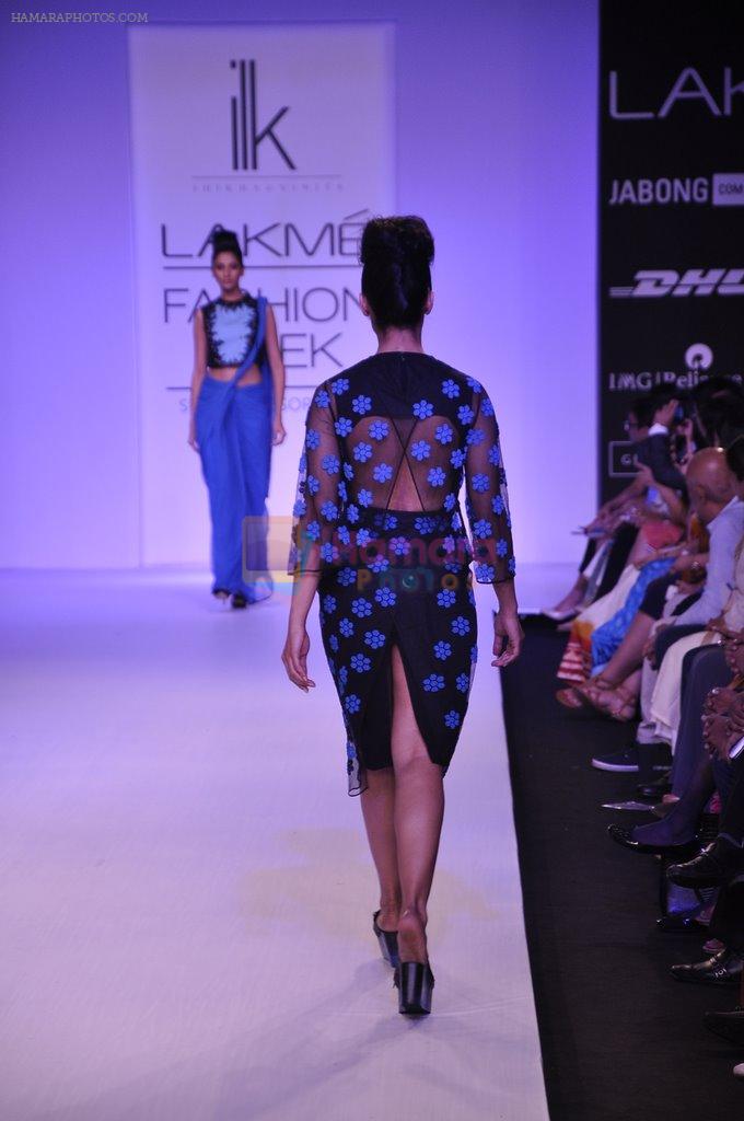 Model walk for ILK Show at LFW 2014 Day 2 in Grand Hyatt, Mumbai on 13th March 2014