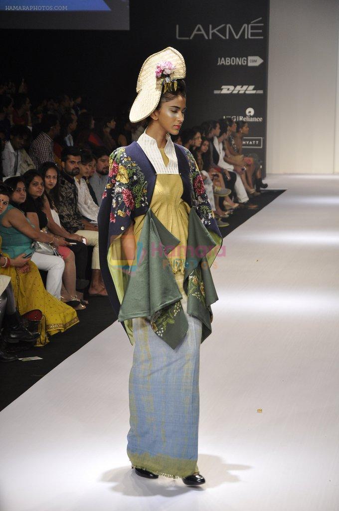 Model walk for N and S Gaia Show at LFW 2014 Day 3 in Grand Hyatt, Mumbai on 14th March 2014