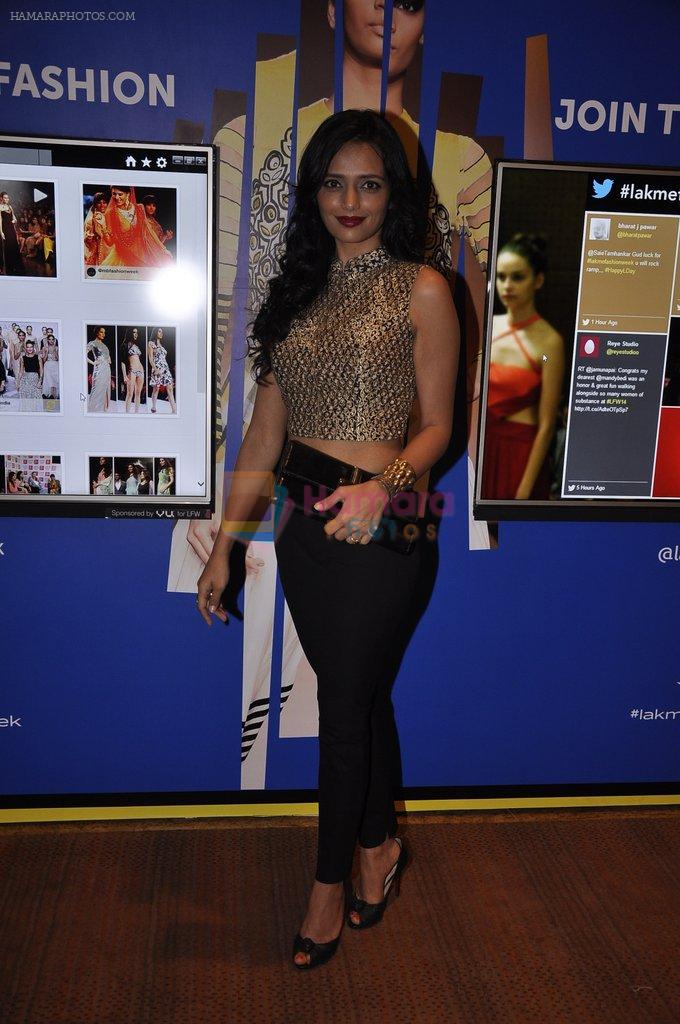 Roshni Chopra at N and S Gaia Show at LFW 2014 Day 3 in Grand Hyatt, Mumbai on 14th March 2014