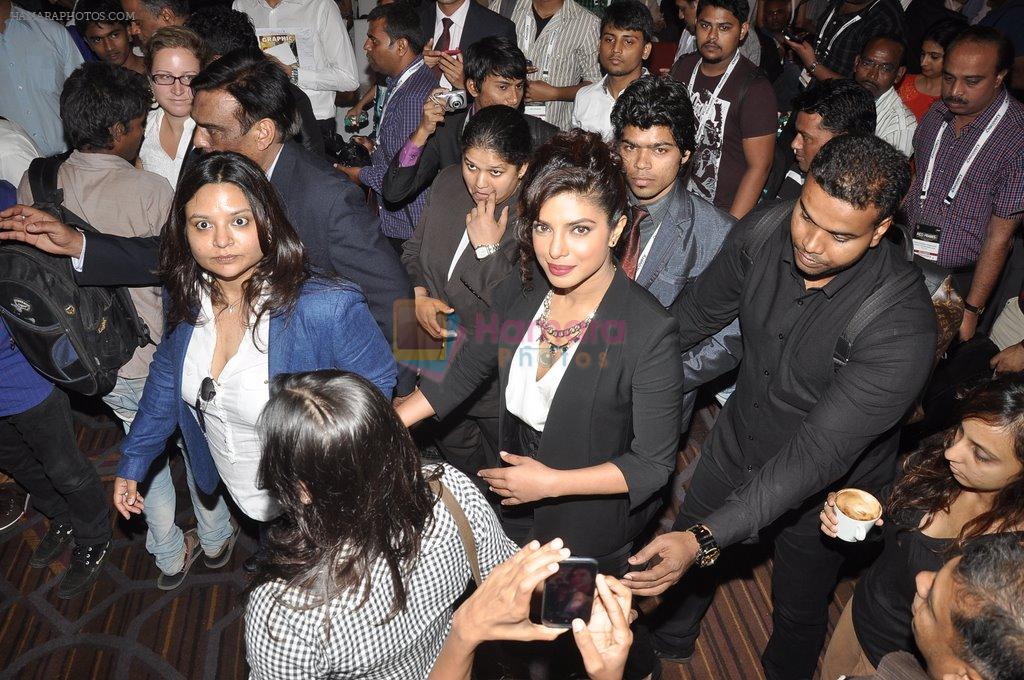 Priyanka Chopra at  FICCI FRAMES 2014 in Mumbai on 14th March 2014
