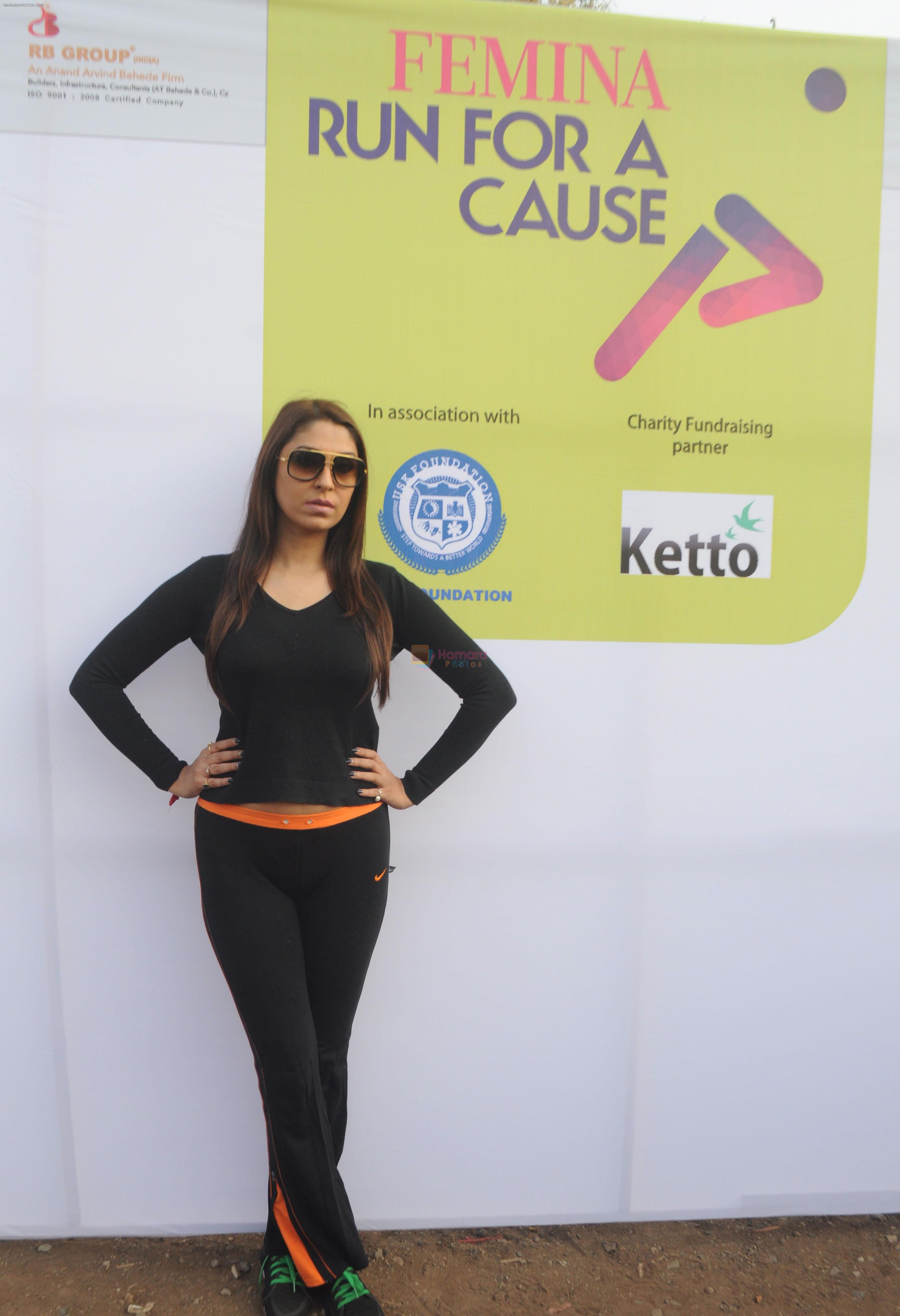 Pooja Mishra at the _Femina Marathon-Run to Save The Girl Child_