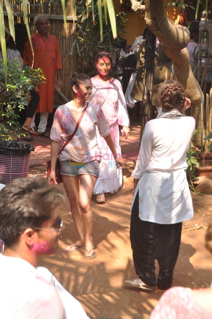 Aditi Rao Hydari at Shabana's Holi Celebration in Mumbai on 17th March 2014