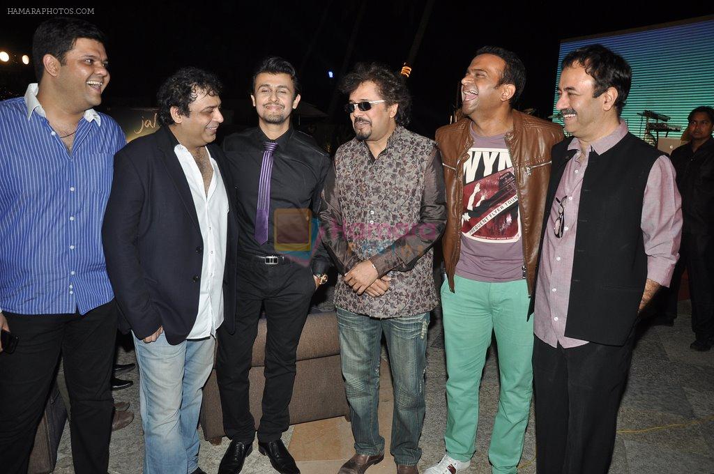 Sonu Nigam, Siddharth Kannan, Rajkumar Hirani at the Music launch of film Jal in Mumbai on 19th March 2014