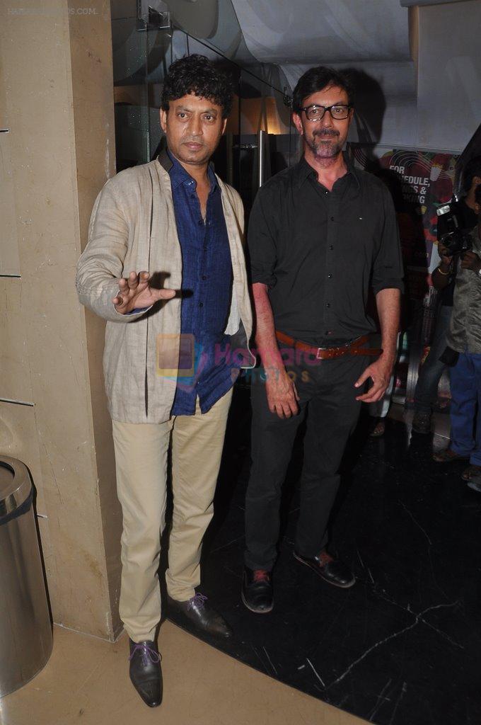 Irrfan Khan, Rajat Kapoor at Aankhon Dekhi premiere in PVR, Mumbai on 20th March 2014