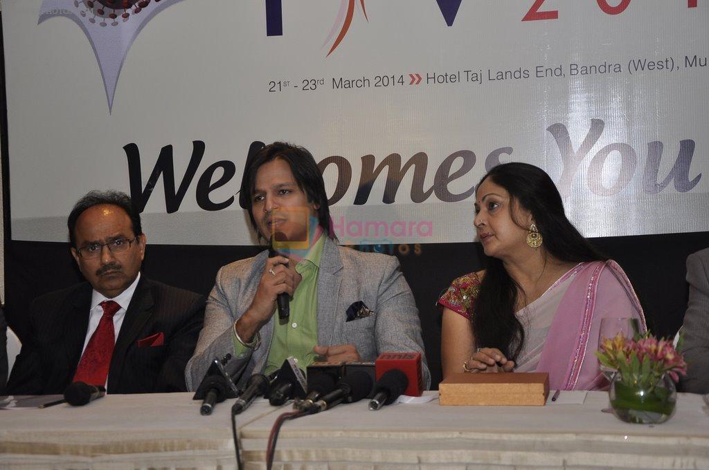 Vivek Oberoi, Rati Agnihotri at HIV Forum in Taj Lands End, Mumbai on 22nd March 2014