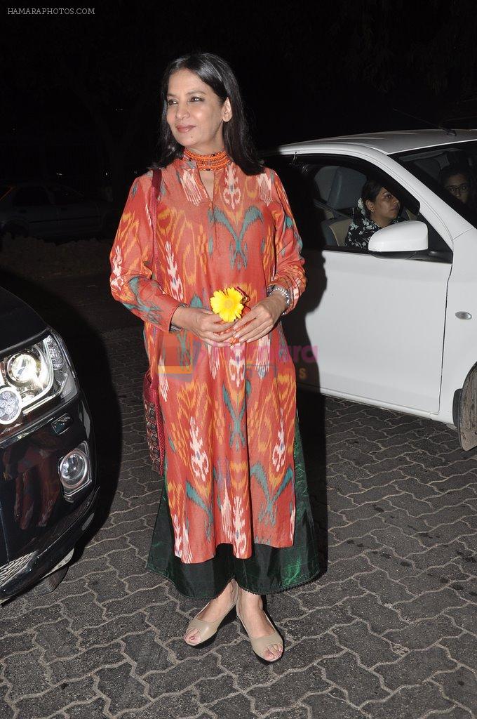 Shabana Azmi at Kangana's bday in Khar, Mumbai on 23rd March 2014