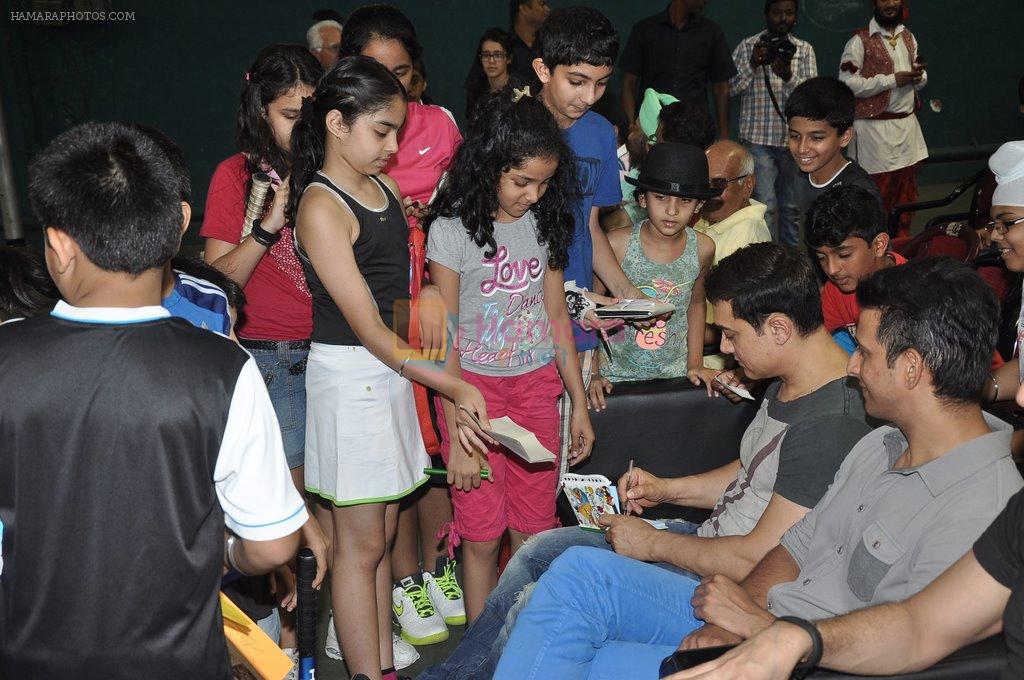Aamir Khan at Khar Gymkhana sports event in Khar, Mumbai on 23rd March 2014