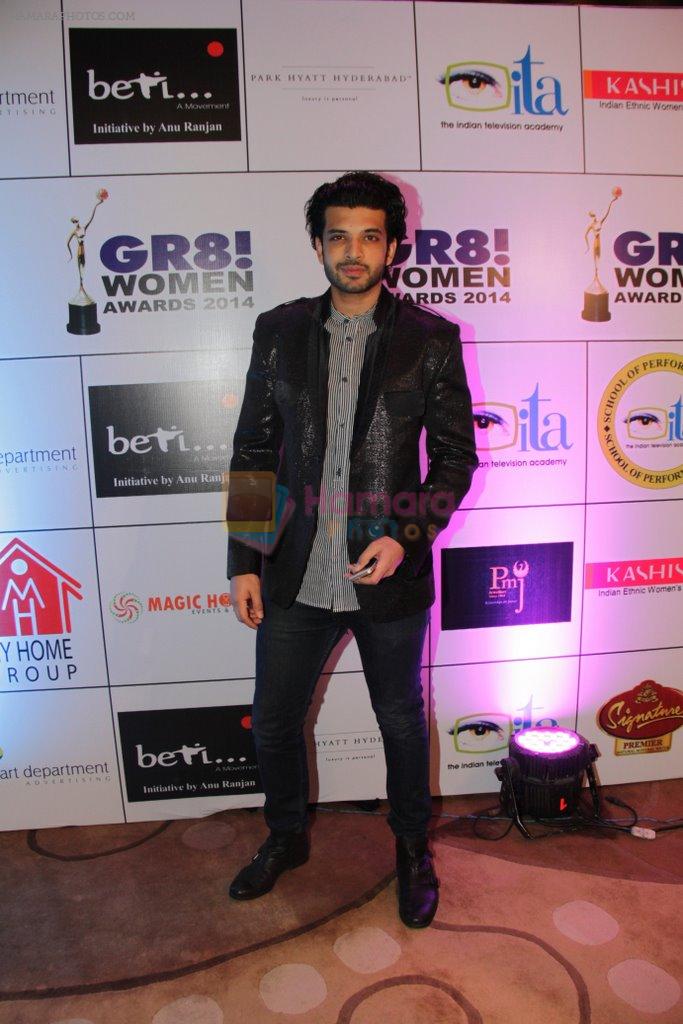 Karan Kundra at Gr8 women Awards, Mumbai on 24th March 2014