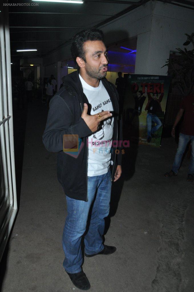 Raj Kundra at Dishkiyaoon screening in Mumbai on 25th March 2014
