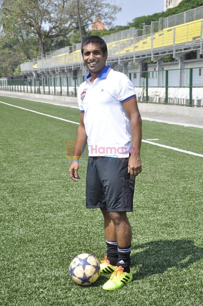 at Celebrity Football Match 2014 in Mumbai on 29th March 2014