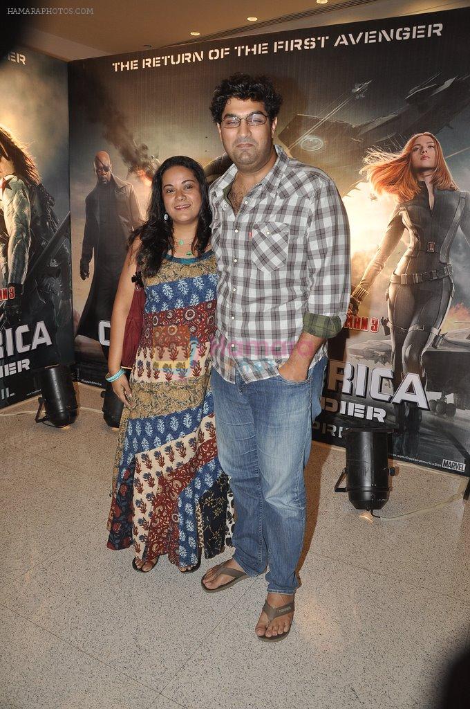 Kunal Roy Kapur at Captain America Screening in Mumbai on 1st April 2014