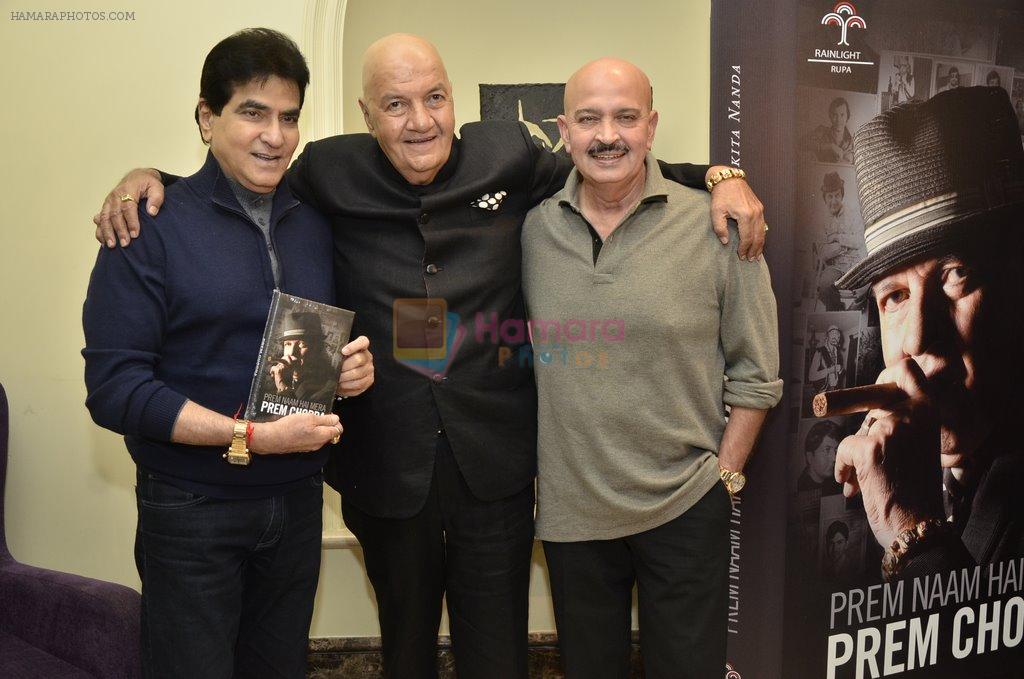 Jeetendra, Prem Chopra, Rakesh Roshan at Prem Chopra's autobiography by Rakita Nanda in J W Marriott, Mumbai on 12th April 2014